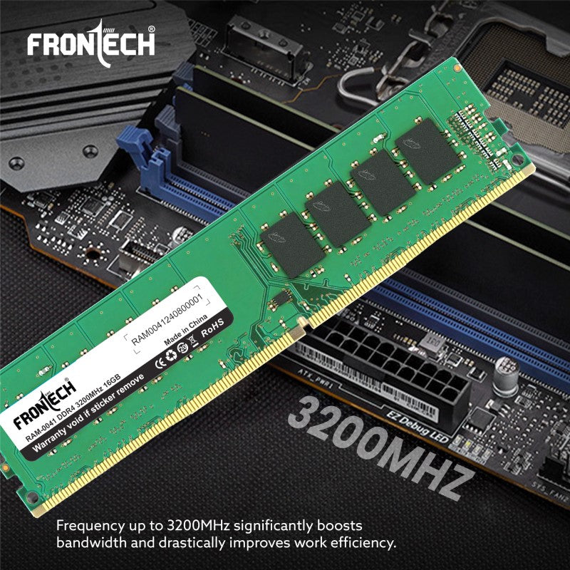 Frontech 8GB DDR4 2600 MHz RAM Memory (RAM-0037) Frontech 8GB DDR4 2600 MHz RAM Memory (RAM-0037)